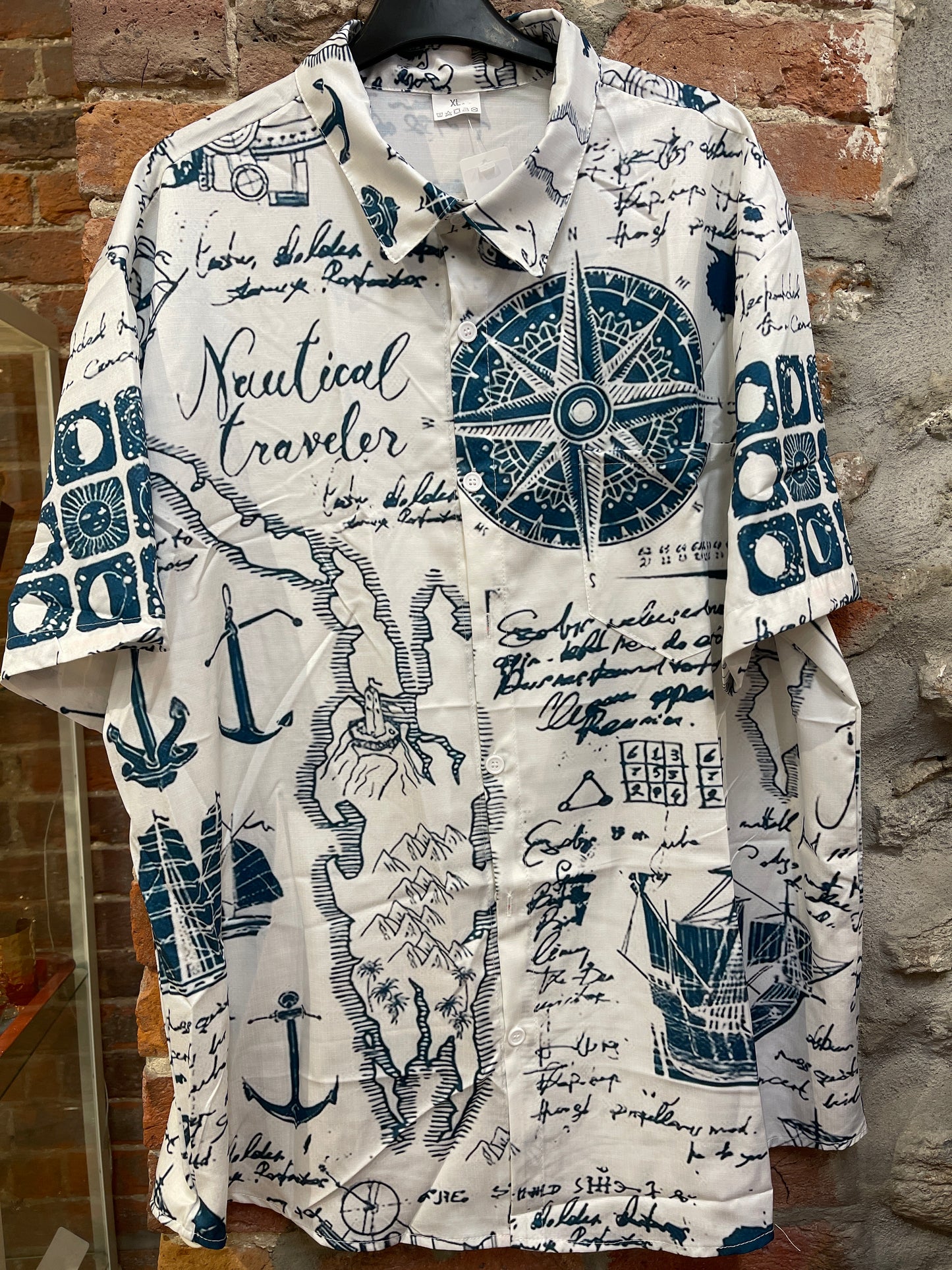 TE- Chemise à motif carte