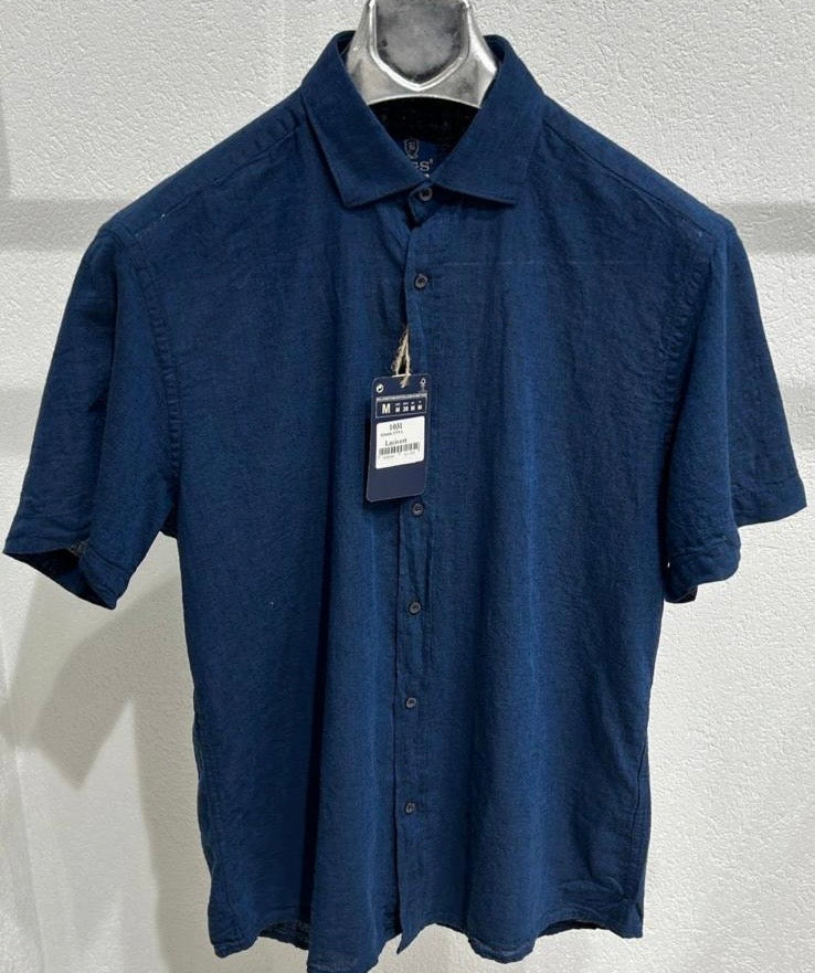 BGS- 1031 Chemise à col uni/manches courtes