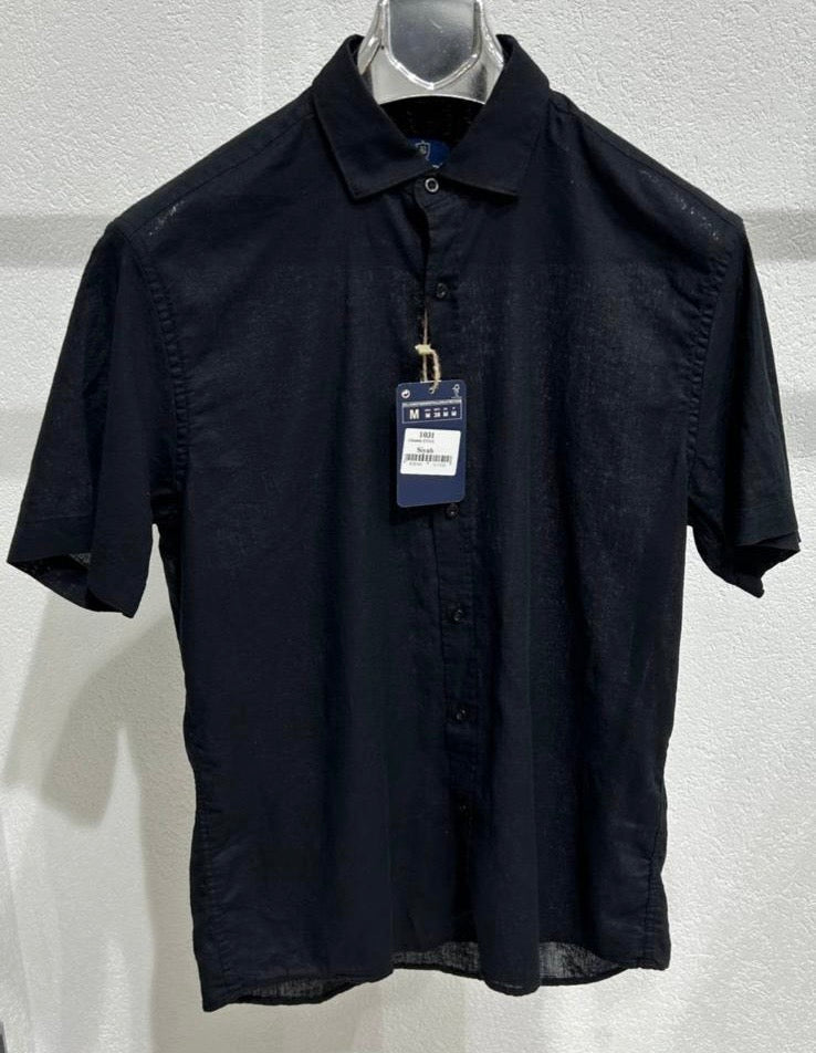 BGS- 1031 Chemise à col uni/manches courtes