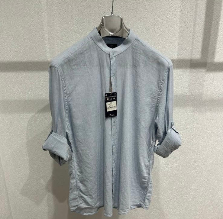 BGS- 1025 Chemise à col mao