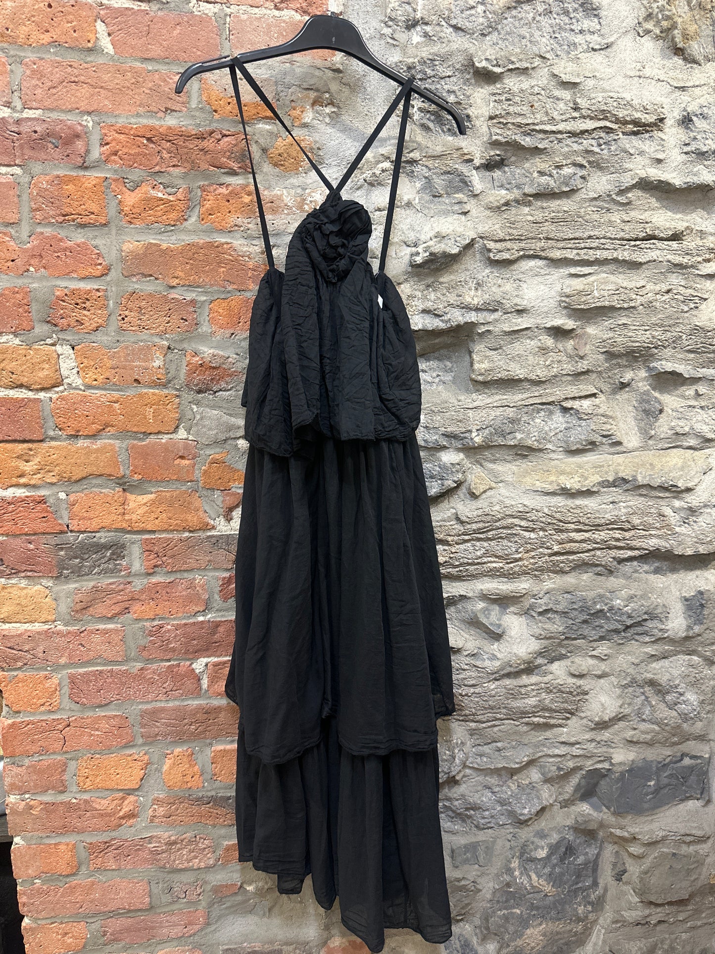 BR- 7716-M2 Robe avec rose