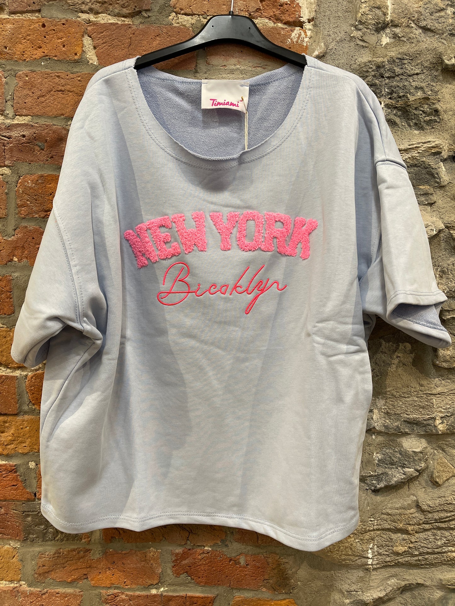 WO-134-8 Sweat-shirt en coton NY