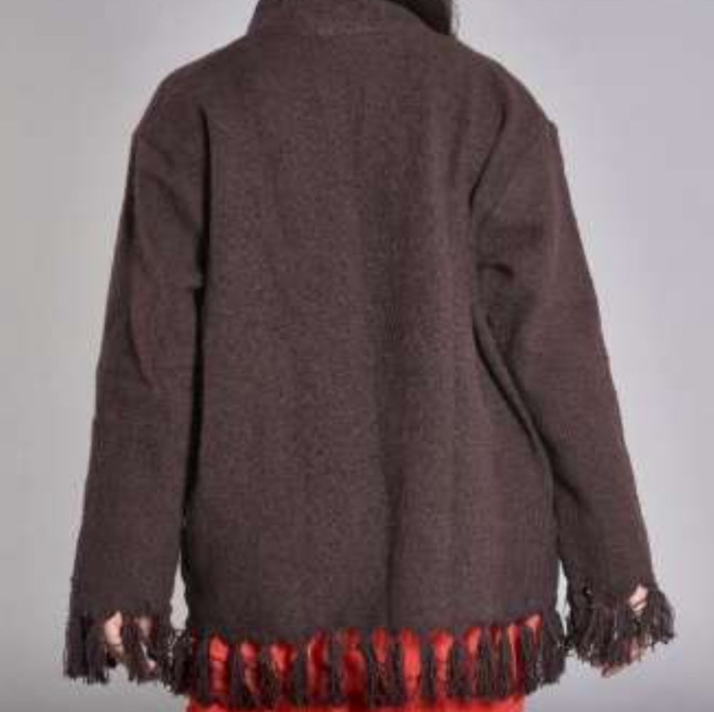 IN- Cardigan avec des franges