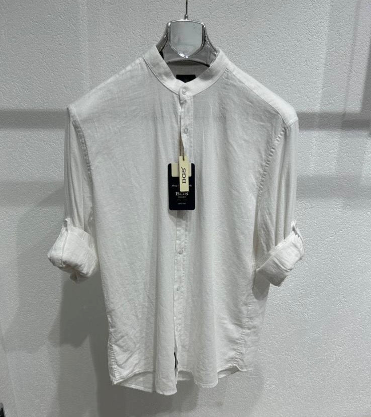 BGS- 1025 Chemise à col mao