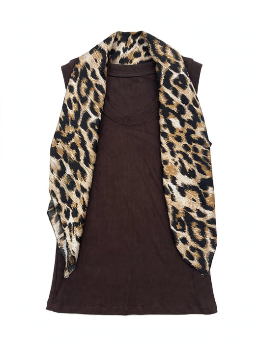 BR- 7376-J7 Tank top avec foulard