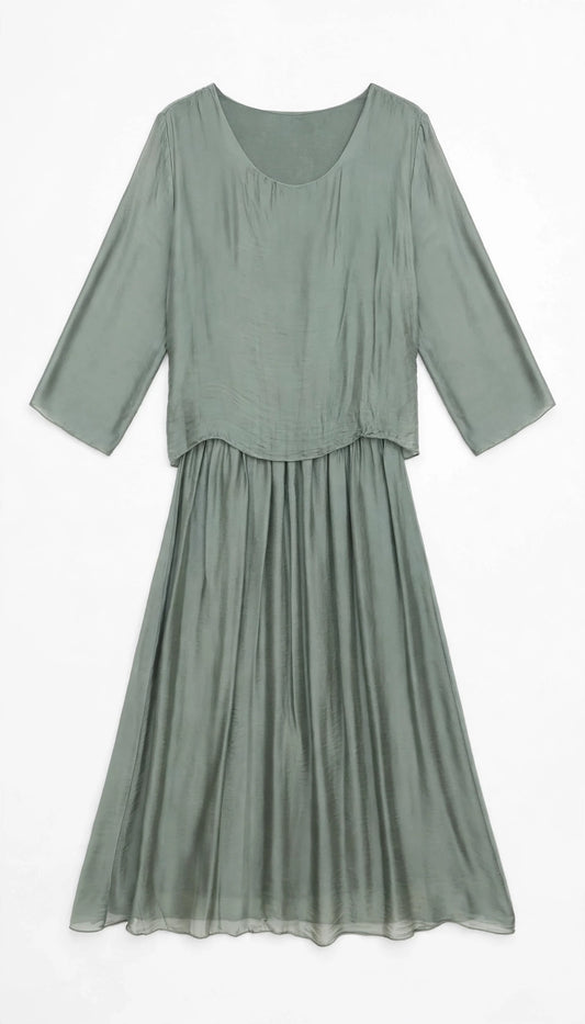 EL- 20705 Robe en soie / Robe en soie