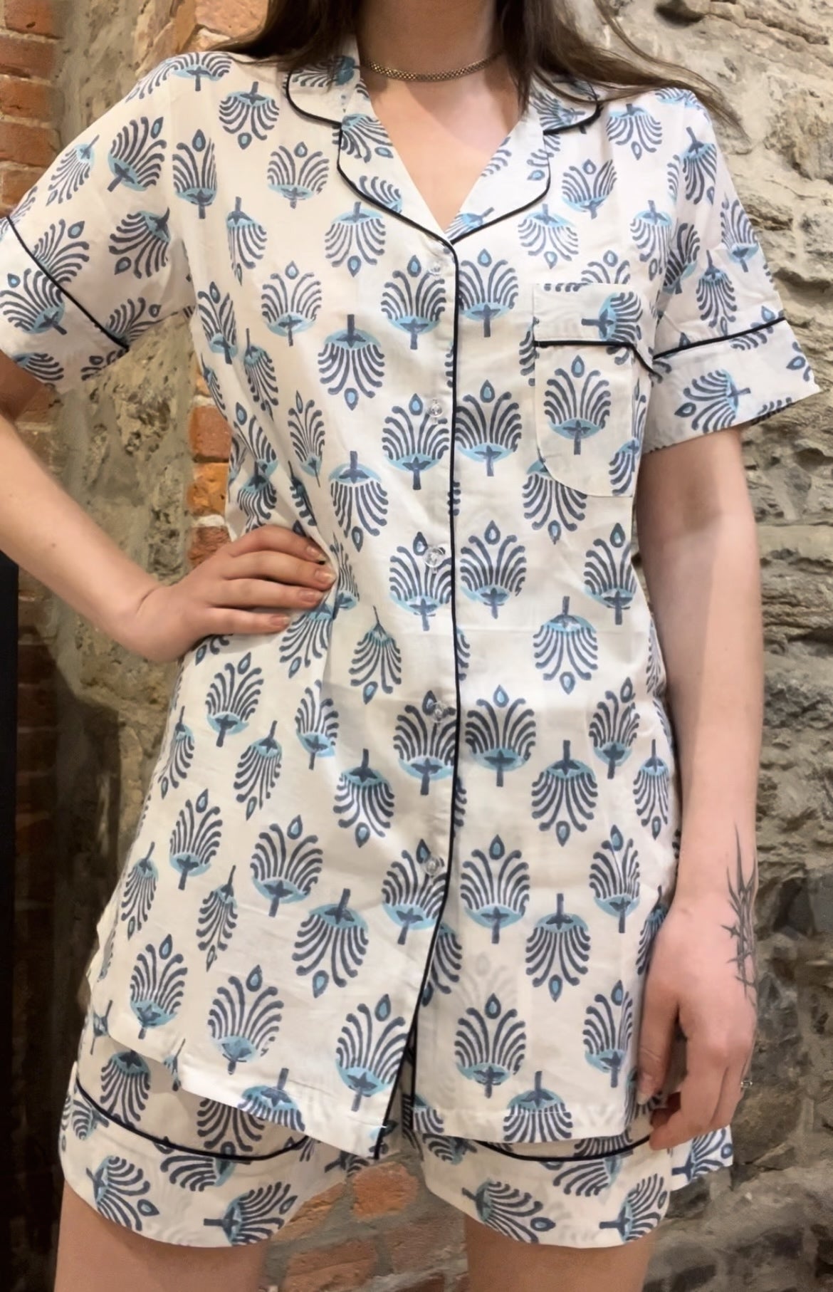 IN- Ensemble pyjama court