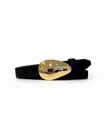 CT4068 Genuine Leather Belt - Black