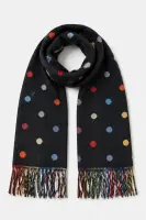 GK6794 Polka Dot Scarf - Black