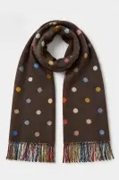 GK6794 Polka Dot Scarf - Brown