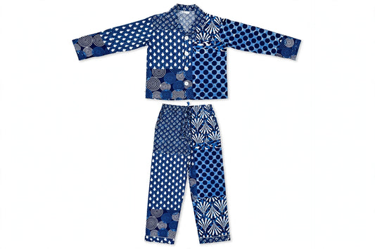IN- Ensemble pyjama à manches longues 2 flat lay