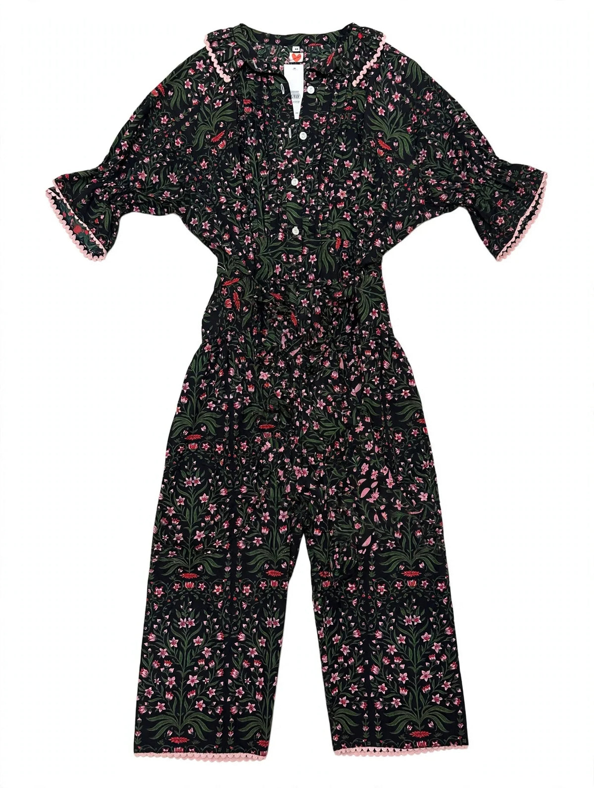 In- Robe asiatique a manches courtes flat lay