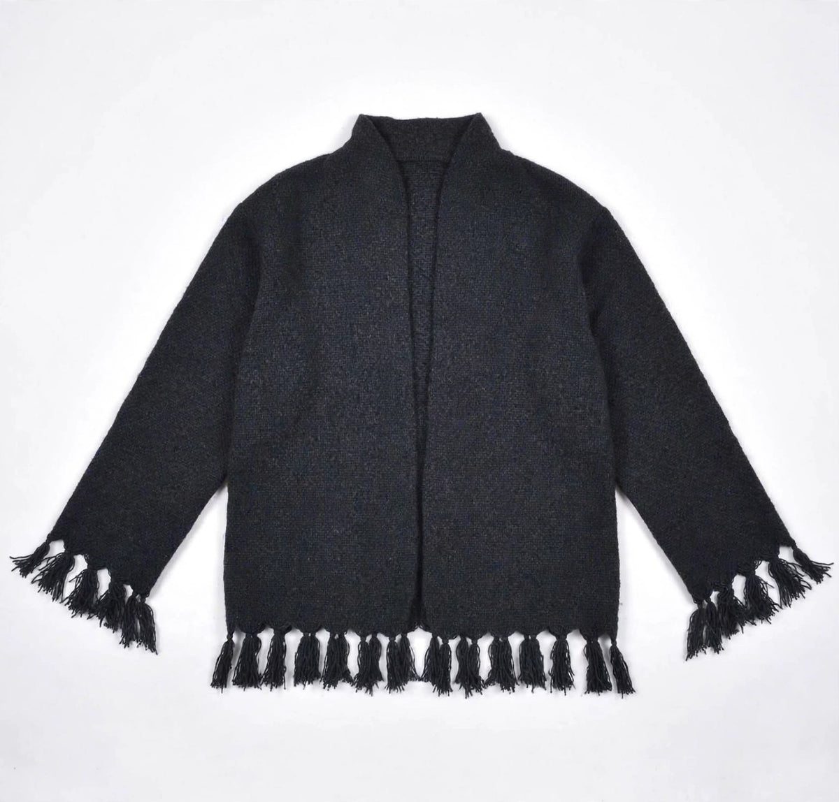 IN- Cardigan avec des franges - flat lay